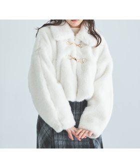 【イング/INGNI】のBIT付エコファーJK 人気、トレンドファッション・服の通販 founy(ファニー) ファッション Fashion レディースファッション WOMEN クロップド Cropped 今季 This Season ショート Short タイトスカート Tight Skirt ダウン Down デニム Denim フロント Front ポケット Pocket マーメイド Mermaid 冬 Winter おすすめ Recommend |ID:prp329100004172342