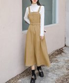 【ミニミニストア/miniministore】のジャンパースカート サロペットワンピース 人気、トレンドファッション・服の通販 founy(ファニー) ファッション Fashion レディースファッション WOMEN スカート Skirt ハイネック High Neck フレア Flare ロング Long 無地 Plain Color thumbnail ベージュ|ID: prp329100004172367 ipo3291000000028885325