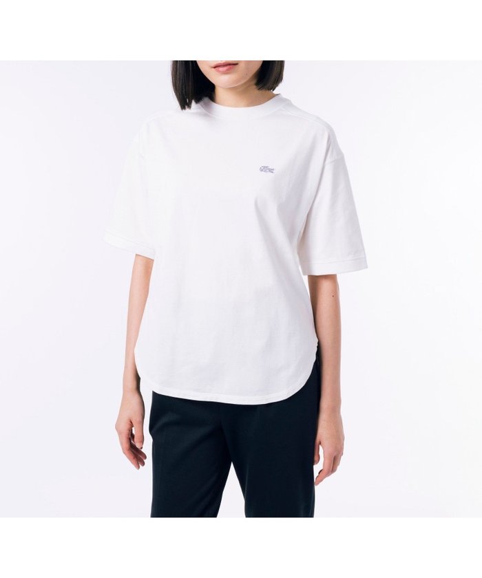 【ラコステ/LACOSTE】のラウンドダックテールTシャツ インテリア・キッズ・メンズ・レディースファッション・服の通販 founy(ファニー) https://founy.com/ ファッション Fashion レディースファッション WOMEN トップス・カットソー Tops/Tshirt シャツ/ブラウス Shirts/Blouses ロング / Tシャツ T-Shirts フェミニン Feminine 人気 Popularity |ID: prp329100004172532 ipo3291000000028886976