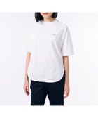 【ラコステ/LACOSTE】のラウンドダックテールTシャツ ホワイト|ID: prp329100004172532 ipo3291000000028886978