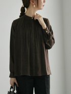 【テチチ/Te chichi】の金釦フロントタックブラウス 人気、トレンドファッション・服の通販 founy(ファニー) ファッション Fashion レディースファッション WOMEN トップス・カットソー Tops/Tshirt シャツ/ブラウス Shirts/Blouses シンプル Simple フロント Front thumbnail ブラウン|ID: prp329100004172546 ipo3291000000028887475