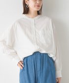 【その他のブランド/Other】の製品洗いコットンブロード バンドカラー長袖シャツ 人気、トレンドファッション・服の通販 founy(ファニー) ファッション Fashion レディースファッション WOMEN トップス・カットソー Tops/Tshirt シャツ/ブラウス Shirts/Blouses シンプル Simple ストライプ Stripe ブロード Broad 人気 Popularity 定番 Standard 無地 Plain Color 長袖 Long Sleeve thumbnail 001-ホワイト|ID: prp329100004172584 ipo3291000000028888253