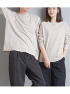 【その他のブランド/Other】のOMNES/ユニセックス製品洗い無地長袖Tシャツ 人気、トレンドファッション・服の通販 founy(ファニー) ファッション Fashion レディースファッション WOMEN トップス・カットソー Tops/Tshirt シャツ/ブラウス Shirts/Blouses ロング / Tシャツ T-Shirts ユニセックス Unisex シンプル Simple ネップ Nep Yarn ビッグ Big ベーシック Basic エレガント 上品 Elegant 無地 Plain Color 長袖 Long Sleeve thumbnail 004-グレー|ID: prp329100004172617 ipo3291000000028889028