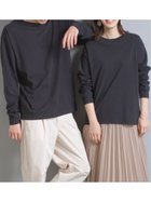 【その他のブランド/Other】のOMNES/ユニセックス製品洗い無地長袖Tシャツ 005-ブラック|ID: prp329100004172617 ipo3291000000028889029