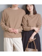 【その他のブランド/Other】のOMNES/ユニセックス製品洗い無地長袖Tシャツ 人気、トレンドファッション・服の通販 founy(ファニー) ファッション Fashion レディースファッション WOMEN トップス・カットソー Tops/Tshirt シャツ/ブラウス Shirts/Blouses ロング / Tシャツ T-Shirts ユニセックス Unisex シンプル Simple ネップ Nep Yarn ビッグ Big ベーシック Basic エレガント 上品 Elegant 無地 Plain Color 長袖 Long Sleeve thumbnail 030-ブラウン|ID: prp329100004172617 ipo3291000000028889031