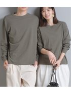 【その他のブランド/Other】のOMNES/ユニセックス製品洗い無地長袖Tシャツ 人気、トレンドファッション・服の通販 founy(ファニー) ファッション Fashion レディースファッション WOMEN トップス・カットソー Tops/Tshirt シャツ/ブラウス Shirts/Blouses ロング / Tシャツ T-Shirts ユニセックス Unisex シンプル Simple ネップ Nep Yarn ビッグ Big ベーシック Basic エレガント 上品 Elegant 無地 Plain Color 長袖 Long Sleeve thumbnail 054-カーキ|ID: prp329100004172617 ipo3291000000028889033