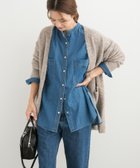 【アーバンリサーチ ドアーズ/URBAN RESEARCH DOORS】のデニムバンドカラーシャツ INDIGO|ID: prp329100004172637 ipo3291000000028889363