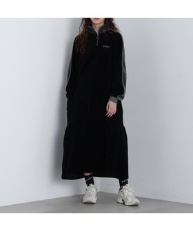 【アヴィレックス/AVIREX】の《直営店限定》FLARE VELOR ONEPIECE/フレアーベロアワンピース 人気、トレンドファッション・服の通販 founy(ファニー) ファッション Fashion レディースファッション WOMEN ワンピース Dress 2024年 2024 2024-2025秋冬・A/W Aw/Autumn/Winter/Fw/Fall/2024-2025 A/W・秋冬 Aw・Autumn/Winter・Fw・Fall-Winter ミリタリー Military |ID:prp329100004172729