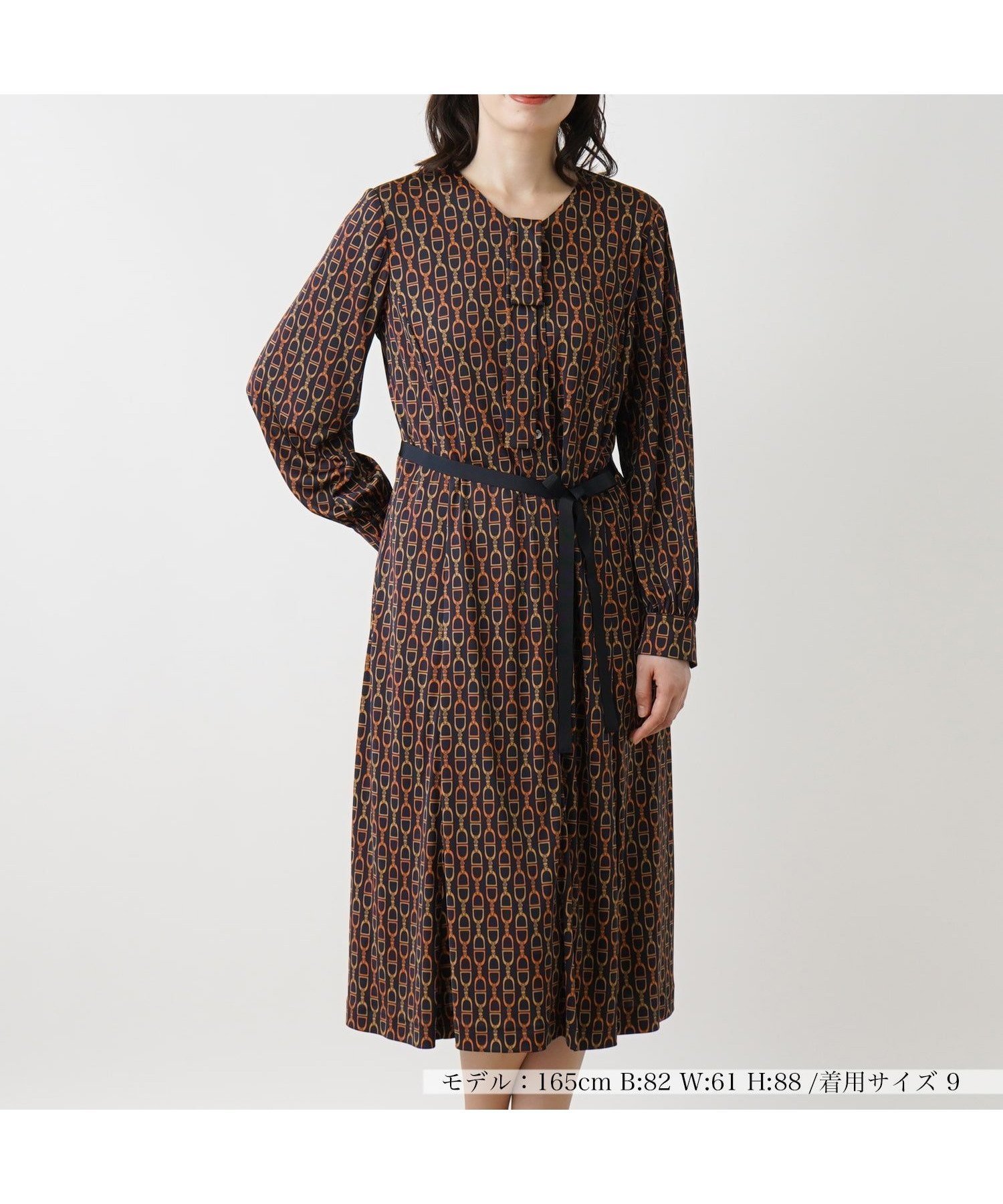 【レリアン/LEILIAN】のワンピ-ス 人気、トレンドファッション・服の通販 founy(ファニー) 　ファッション　Fashion　レディースファッション　WOMEN　ワンピース　Dress　アンダー　Under　ウォッシャブル　Washable　グラデーション　Gradation　チェーン　Chain　ドレープ　Drape　フェミニン　Feminine　リボン　Ribbon　秋　Autumn/Fall　 other-1|ID: prp329100004172745 ipo3291000000028897762