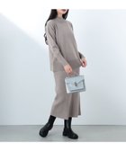 【ビームス ハート/BEAMS HEART】のハイネックニット * スリットスカート セットアップ(手洗い可能・セットアイテム) BEIGE|ID: prp329100004172756 ipo3291000000029534671