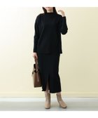 【ビームス ハート/BEAMS HEART】のハイネックニット * スリットスカート セットアップ(手洗い可能・セットアイテム) BLACK|ID: prp329100004172756 ipo3291000000029534673