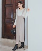 【ウィルセレクション/WILLSELECTION】のチュールフリルジャンスカ 人気、トレンドファッション・服の通販 founy(ファニー) ファッション Fashion レディースファッション WOMEN ショルダー Shoulder スリット Slit チュール Tulle フェミニン Feminine フリル Frills レース Race thumbnail ベージュ|ID: prp329100004172764 ipo3291000000028898964