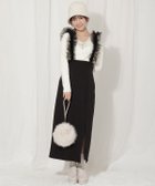 【ウィルセレクション/WILLSELECTION】のチュールフリルジャンスカ 人気、トレンドファッション・服の通販 founy(ファニー) ファッション Fashion レディースファッション WOMEN ショルダー Shoulder スリット Slit チュール Tulle フェミニン Feminine フリル Frills レース Race thumbnail ブラック|ID: prp329100004172764 ipo3291000000028898968