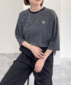 【その他のブランド/Other】のFRワッペン付きボーダーTシャツ 人気、トレンドファッション・服の通販 founy(ファニー) ファッション Fashion レディースファッション WOMEN トップス・カットソー Tops/Tshirt シャツ/ブラウス Shirts/Blouses ロング / Tシャツ T-Shirts シンプル Simple ボトム Bottom ボーダー Border 人気 Popularity 夏 Summer 定番 Standard thumbnail ブラック系その他|ID: prp329100004172828 ipo3291000000028900599