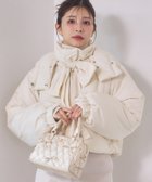 【ナイスクラップ/NICE CLAUP】の【premium order】リボン取り外し可/フェイクダウンジャケット 人気、トレンドファッション・服の通販 founy(ファニー) ファッション Fashion レディースファッション WOMEN アウター Coat Outerwear ジャケット Jackets 2024年 2024 2024-2025秋冬・A/W Aw/Autumn/Winter/Fw/Fall/2024-2025 冬 Winter おすすめ Recommend スタンド Stand スラックス Slacks ダウン Down デニム Denim バランス Balance ボトム Bottom マーメイド Mermaid リボン Ribbon ロング Long 防寒 Cold Protection thumbnail アイボリー|ID: prp329100004172837 ipo3291000000028900766