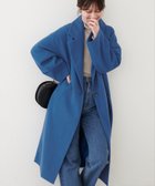 【ナチュラルクチュール/natural couture】の【Web限定】ニットモッサ袖タックチェスターコート 人気、トレンドファッション・服の通販 founy(ファニー) ファッション Fashion レディースファッション WOMEN アウター Coat Outerwear コート Coats チェスターコート Top Coat 2024年 2024 2024-2025秋冬・A/W Aw/Autumn/Winter/Fw/Fall/2024-2025 スリーブ Sleeve セットアップ Set Up デニム Denim フェミニン Feminine ポケット Pocket ロング Long thumbnail ブルー|ID: prp329100004172935 ipo3291000000029212454