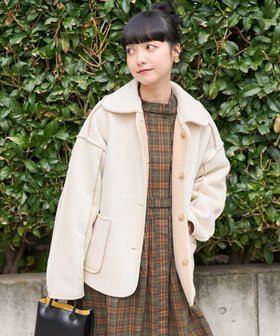 【フリークスストア/FREAK'S STORE】の襟付き リバーシブル コーデュロイボアジャケット 24AW 人気、トレンドファッション・服の通販 founy(ファニー) ファッション Fashion レディースファッション WOMEN アウター Coat Outerwear ジャケット Jackets 2024年 2024 2024-2025秋冬・A/W Aw/Autumn/Winter/Fw/Fall/2024-2025 A/W・秋冬 Aw・Autumn/Winter・Fw・Fall-Winter 冬 Winter おすすめ Recommend コーデュロイ Corduroy パイピング Piping ポケット Pocket リバーシブル Reversible 人気 Popularity 軽量 Lightweight |ID:prp329100004172951