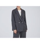 【カリテ/qualite】の【セットアップ対応】ツイルジャージジャケット 人気、トレンドファッション・服の通販 founy(ファニー) ファッション Fashion レディースファッション WOMEN アウター Coat Outerwear ジャケット Jackets ジャージー Jersey セットアップ Set Up リラックス Relax エレガント 上品 Elegant thumbnail チャコールグレー|ID: prp329100004172961 ipo3291000000029111159