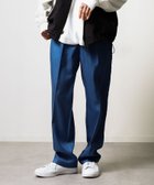 【ジップファイブ/ZIP FIVE】のルーズストレートスラックス 人気、トレンドファッション・服の通販 founy(ファニー) ファッション Fashion レディースファッション WOMEN おすすめ Recommend シャーリング Shirring ストレート Straight セットアップ Set Up センター Center ルーズ Loose thumbnail インディゴブルー|ID: prp329100004173048 ipo3291000000028903872