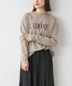 【マイカ ディール/MICA & DEAL】のLADOME ロゴロングT-shirt 人気、トレンドファッション・服の通販 founy(ファニー) ファッション Fashion レディースファッション WOMEN トップス・カットソー Tops/Tshirt シャツ/ブラウス Shirts/Blouses ロング / Tシャツ T-Shirts シルク Silk 人気 Popularity フランス France 羽織 Haori ロング Long thumbnail GREIGE|ID: prp329100004173049 ipo3291000000028903877