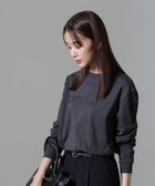 【ナノ ユニバース/nano universe】のレタードロゴプリントロングスリーブTシャツ 人気、トレンドファッション・服の通販 founy(ファニー) ファッション Fashion レディースファッション WOMEN トップス・カットソー Tops/Tshirt シャツ/ブラウス Shirts/Blouses ロング / Tシャツ T-Shirts シルケット Mercerization シンプル Simple プリント Print ロング Long ワイド Wide おすすめ Recommend 2024年 2024 2024-2025秋冬・A/W Aw/Autumn/Winter/Fw/Fall/2024-2025 thumbnail チャコール3|ID: prp329100004173118 ipo3291000000028905626