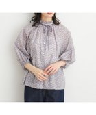 【ローラアシュレイ/LAURA ASHLEY】の【2WAY/洗える/同柄アイテムあり】ローランド ヴァインズ柄ブラウス ライトグレー&ラベンダー|ID: prp329100004173121 ipo3291000000028905642