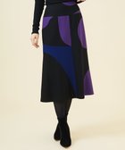 【シビラ/SYBILLA】の【WINTER BLUE】カラーブロックスカート 人気、トレンドファッション・服の通販 founy(ファニー) ファッション Fashion レディースファッション WOMEN スカート Skirt エレガント 上品 Elegant サークル Circle シンプル Simple ジャージー Jersey ドレス Dress なめらか Smooth パッチワーク Patchwork パープル Purple フレア Flare ブロック Block A/W・秋冬 Aw・Autumn/Winter・Fw・Fall-Winter 冬 Winter おすすめ Recommend thumbnail ブルー系|ID: prp329100004173141 ipo3291000000028905893