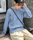 【シーピーシーエム/CPCM】の【U.S. POLO ASSN.】ケーブルニット 人気、トレンドファッション・服の通販 founy(ファニー) ファッション Fashion レディースファッション WOMEN トップス・カットソー Tops/Tshirt ニット Knit Tops イタリア Italy インナー Inner コレクション Collection メンズ Mens 腕時計 Watch thumbnail サックスブルー|ID: prp329100004173182 ipo3291000000028906715