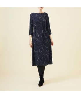 【シビラ/SYBILLA】の【WINTER BLUE】スターリースカイプリントドレス 人気、トレンドファッション・服の通販 founy(ファニー) ファッション Fashion レディースファッション WOMEN ワンピース Dress ドレス Party Dresses 冬 Winter おすすめ Recommend エレガント 上品 Elegant シンプル Simple ドレス Dress ドレープ Drape プリント Print 今季 This Season |ID:prp329100004173217