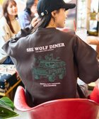 【その他のブランド/Other】のSHE WOLF DINER×FREAK S STORE 別注 ビッグシルエット バックプリント クルーネックスウェット CAR 【限定展開】 24AW ブラック|ID: prp329100004173566 ipo3291000000029505731