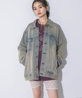 【ジーナシス/JEANASiS】のルーズGジャン 人気、トレンドファッション・服の通販 founy(ファニー) ファッション Fashion レディースファッション WOMEN アウター Coat Outerwear おすすめ Recommend ケミカル Chemical ストーン Stone デニム Denim ブリーチ Bleach ボトム Bottom ルーズ Loose ヴィンテージ Vintage |ID:prp329100004173633