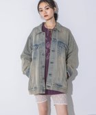 【ジーナシス/JEANASiS】のルーズGジャン 人気、トレンドファッション・服の通販 founy(ファニー) ファッション Fashion レディースファッション WOMEN アウター Coat Outerwear おすすめ Recommend ケミカル Chemical ストーン Stone デニム Denim ブリーチ Bleach ボトム Bottom ルーズ Loose ヴィンテージ Vintage thumbnail ライトブルー系その他|ID: prp329100004173633 ipo3291000000029238523