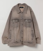 【ジーナシス/JEANASiS】のルーズGジャン 人気、トレンドファッション・服の通販 founy(ファニー) ファッション Fashion レディースファッション WOMEN アウター Coat Outerwear おすすめ Recommend ケミカル Chemical ストーン Stone デニム Denim ブリーチ Bleach ボトム Bottom ルーズ Loose ヴィンテージ Vintage thumbnail グレー系その他|ID: prp329100004173633 ipo3291000000029238526