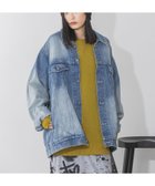 【ジーナシス/JEANASiS】のルーズGジャン 人気、トレンドファッション・服の通販 founy(ファニー) ファッション Fashion レディースファッション WOMEN アウター Coat Outerwear おすすめ Recommend ケミカル Chemical ストーン Stone デニム Denim ブリーチ Bleach ボトム Bottom ルーズ Loose ヴィンテージ Vintage thumbnail ライトブルー|ID: prp329100004173633 ipo3291000000029238527