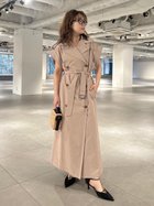 【フレイ アイディー/FRAY I.D】のトレンチジレワンピース 人気、トレンドファッション・服の通販 founy(ファニー) ファッション Fashion レディースファッション WOMEN アウター Coat Outerwear おすすめ Recommend キャミワンピース Cami Dress シルバー Silver トレンチ Trench マニッシュ Mannish thumbnail BEG[037]|ID: prp329100004173642 ipo3291000000028919992