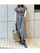 【フレイ アイディー/FRAY I.D】のトレンチジレワンピース 人気、トレンドファッション・服の通販 founy(ファニー) ファッション Fashion レディースファッション WOMEN アウター Coat Outerwear おすすめ Recommend キャミワンピース Cami Dress シルバー Silver トレンチ Trench マニッシュ Mannish thumbnail MIX[930]|ID: prp329100004173642 ipo3291000000028919996