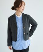 【ルクールブラン/le.coeur blanc】のヘリンボーン柄ショートテーラージャケット 人気、トレンドファッション・服の通販 founy(ファニー) ファッション Fashion レディースファッション WOMEN アウター Coat Outerwear ジャケット Jackets おすすめ Recommend ショート Short セットアップ Set Up デニム Denim バランス Balance ヘリンボーン Herringbone ベーシック Basic ボトム Bottom ワイド Wide 人気 Popularity thumbnail C/グレー|ID: prp329100004173644 ipo3291000000028920027