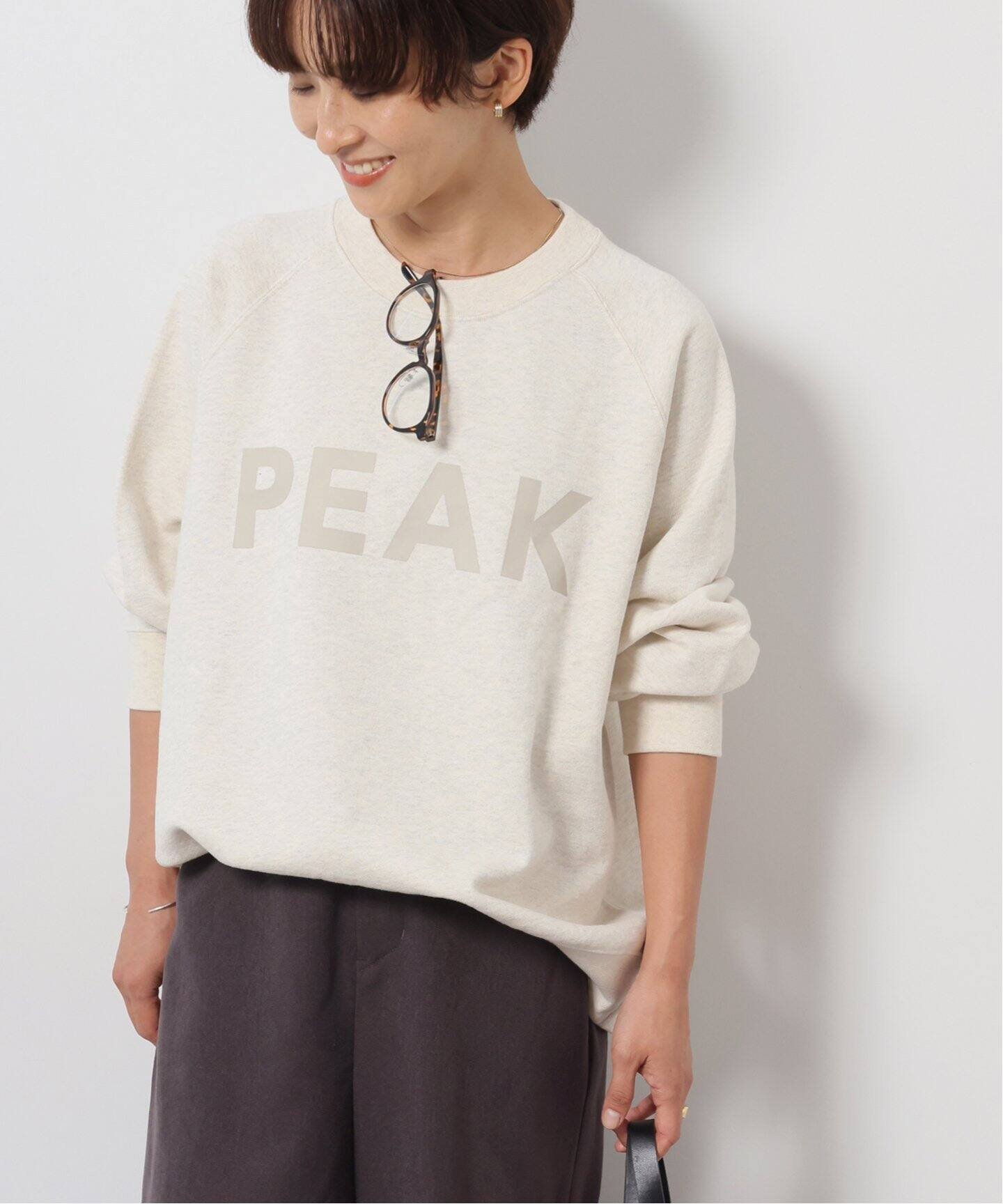 【ジャーナルスタンダード レリューム/JOURNAL STANDARD relume】の別注【Snow Peak】*REL Recycled Cotton Sweat CN スウェット インテリア・キッズ・メンズ・レディースファッション・服の通販 founy(ファニー) 　ファッション　Fashion　レディースファッション　WOMEN　トップス・カットソー　Tops/Tshirt　パーカ　Sweats　スウェット　Sweat　2024年　2024　2024-2025秋冬・A/W　Aw/Autumn/Winter/Fw/Fall/2024-2025　おすすめ　Recommend　アウトドア　Outdoor　シンプル　Simple　スウェット　Sweat　ハーフ　Half　今季　This Season　別注　Special Order　ナチュラル|ID: prp329100004173712 ipo3291000000029109668