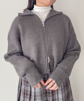 【ローリーズファーム/LOWRYS FARM】 ZIPクラッシュカーディガンLS人気、トレンドファッション・服の通販 founy(ファニー) ファッション Fashion レディースファッション WOMEN トップス・カットソー Tops/Tshirt カーディガン Cardigans おすすめ Recommend アクリル Acrylic カーゴパンツ Cargo Pants カーディガン Cardigan クラッシュ Crash クロップド Cropped ジップ Zip デニム Denim フレア Flare ボトム Bottom |ID:prp329100004173742