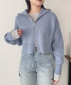 【ローリーズファーム/LOWRYS FARM】のZIPクラッシュカーディガンLS 人気、トレンドファッション・服の通販 founy(ファニー) ファッション Fashion レディースファッション WOMEN トップス・カットソー Tops/Tshirt カーディガン Cardigans おすすめ Recommend アクリル Acrylic カーゴパンツ Cargo Pants カーディガン Cardigan クラッシュ Crash クロップド Cropped ジップ Zip デニム Denim フレア Flare ボトム Bottom thumbnail ブルー82|ID: prp329100004173742 ipo3291000000028921587