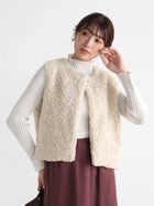 【ヴァン/Vin】のプードルファーショートベスト 人気、トレンドファッション・服の通販 founy(ファニー) ファッション Fashion レディースファッション WOMEN アウター Coat Outerwear トップス・カットソー Tops/Tshirt ベスト/ジレ Gilets/Vests インナー Inner コンパクト Compact ベスト Vest ポケット Pocket thumbnail アイボリー|ID: prp329100004173762 ipo3291000000028921892