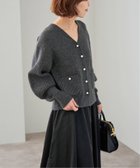 【スピック&スパン/Spick & Span】のパール畦ニット カーディガン 人気、トレンドファッション・服の通販 founy(ファニー) ファッション Fashion レディースファッション WOMEN トップス・カットソー Tops/Tshirt ニット Knit Tops カーディガン Cardigans アクセサリー Accessories カーディガン Cardigan ショート Short ジャケット Jacket バランス Balance パール Pearl ポケット Pocket 畦 Ridge thumbnail グレー|ID: prp329100004173802 ipo3291000000028922507