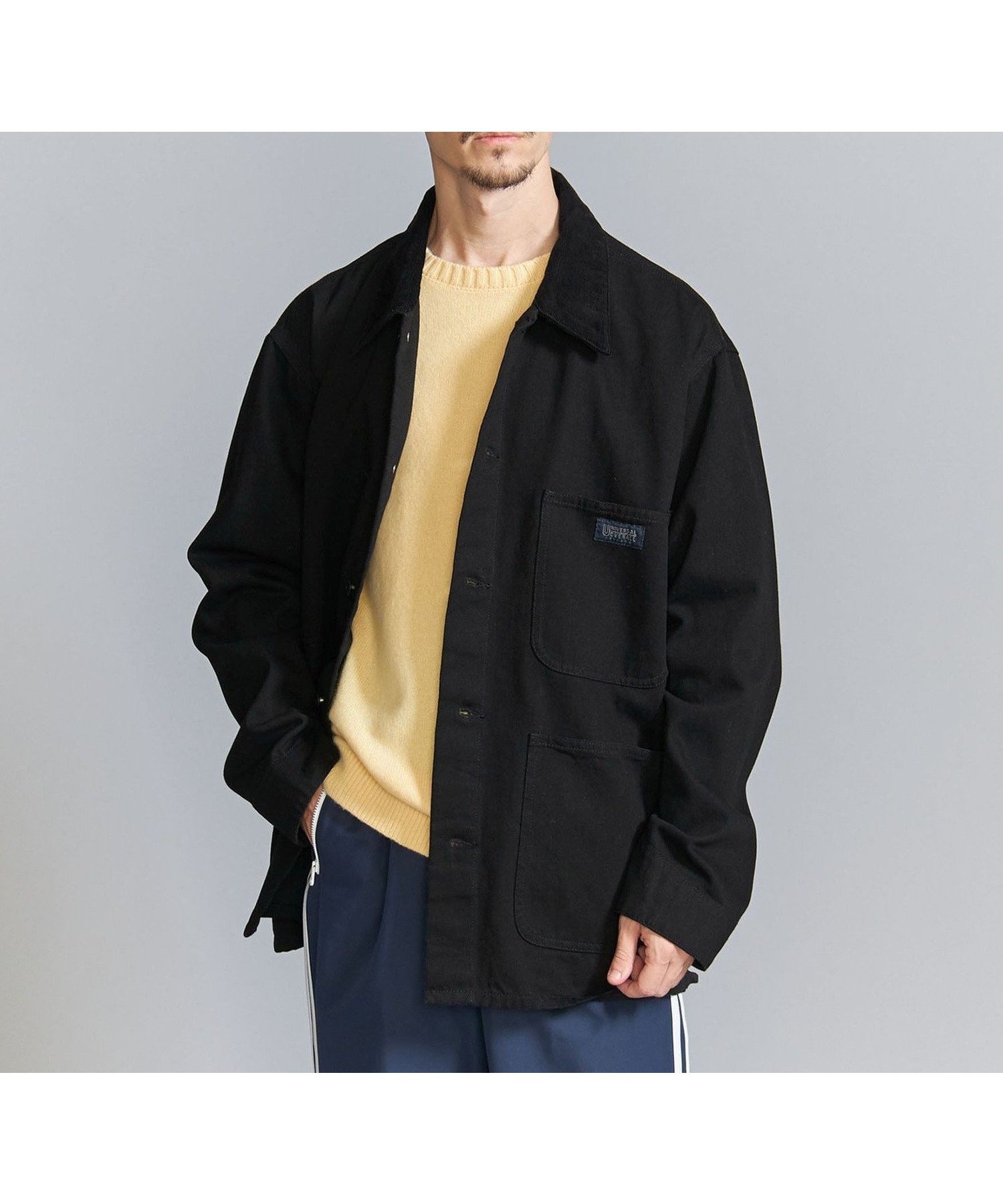 【ビューティ&ユース ユナイテッドアローズ/BEAUTY&YOUTH / UNITED ARROWS / MEN】の【別注】 UNIVERSAL OVERALL カバーオール インテリア・キッズ・メンズ・レディースファッション・服の通販 founy(ファニー) 　ファッション　Fashion　メンズファッション　MEN　スマート　Smart　トリプル　Triple　ワーク　Work　エレガント 上品　Elegant　別注　Special Order　BLACK|ID: prp329100004173880 ipo3291000000029527101