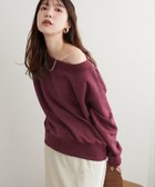 【ナチュラルクチュール/natural couture】のオフショルにもなる2way裏毛プルオーバー 人気、トレンドファッション・服の通販 founy(ファニー) ファッション Fashion レディースファッション WOMEN トップス・カットソー Tops/Tshirt プルオーバー Pullover オフショル Off Shoulder オフショルダー Off Shoulder クラシック Classic サテン Satin シンプル Simple チュール Tulle ルーズ Loose おすすめ Recommend 2024年 2024 エレガント 上品 Elegant 2024-2025秋冬・A/W Aw/Autumn/Winter/Fw/Fall/2024-2025 thumbnail ボルドー|ID: prp329100004173902 ipo3291000000029014797