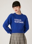 【リリーブラウン/Lily Brown】の【WEB限定カラー】バリエーションフェザーモチーフニット 人気、トレンドファッション・服の通販 founy(ファニー) ファッション Fashion レディースファッション WOMEN トップス・カットソー Tops/Tshirt ニット Knit Tops カッティング Cutting ショート Short トレンド Trend バランス Balance フェザーヤーン Feather Yarn モチーフ Motif リボン Ribbon thumbnail BLU[086]|ID: prp329100004173910 ipo3291000000028924034