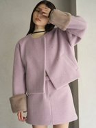 【リリーブラウン/Lily Brown】の2WAYファーショートコート 人気、トレンドファッション・服の通販 founy(ファニー) ファッション Fashion レディースファッション WOMEN アウター Coat Outerwear コート Coats おすすめ Recommend ショルダー Shoulder ショート Short シンプル Simple トレンド Trend ドロップ Drop バランス Balance ラベンダー Lavender 定番 Standard thumbnail LAV[071]|ID: prp329100004176041 ipo3291000000028939150