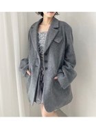 【リリーブラウン/Lily Brown】のシャギーオーバージャケット 人気、トレンドファッション・服の通販 founy(ファニー) ファッション Fashion レディースファッション WOMEN アウター Coat Outerwear ジャケット Jackets チェック Check フラップ Flap ポケット Pocket 無地 Plain Color thumbnail GRY[006]|ID: prp329100004176046 ipo3291000000028939162