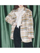 【リリーブラウン/Lily Brown】のシャギーオーバージャケット 人気、トレンドファッション・服の通販 founy(ファニー) ファッション Fashion レディースファッション WOMEN アウター Coat Outerwear ジャケット Jackets チェック Check フラップ Flap ポケット Pocket 無地 Plain Color thumbnail CHECK[931]|ID: prp329100004176046 ipo3291000000028939165