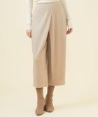 【シビラ/SYBILLA】のウールアムンゼンラップパンツ 人気、トレンドファッション・服の通販 founy(ファニー) ファッション Fashion レディースファッション WOMEN パンツ Pants A/W・秋冬 Aw・Autumn/Winter・Fw・Fall-Winter バランス Balance フロント Front ラップ Wrap thumbnail ベージュ|ID: prp329100004176164 ipo3291000000028939589