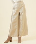 【シビラ/SYBILLA】のシャイニージャカードワイドパンツ 人気、トレンドファッション・服の通販 founy(ファニー) ファッション Fashion レディースファッション WOMEN パンツ Pants A/W・秋冬 Aw・Autumn/Winter・Fw・Fall-Winter おすすめ Recommend スタイリッシュ Stylish ワイド Wide thumbnail ゴールド|ID: prp329100004176194 ipo3291000000028939689